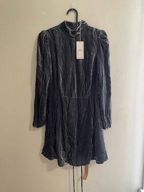 Reformation Ottessa Velvet Dress
